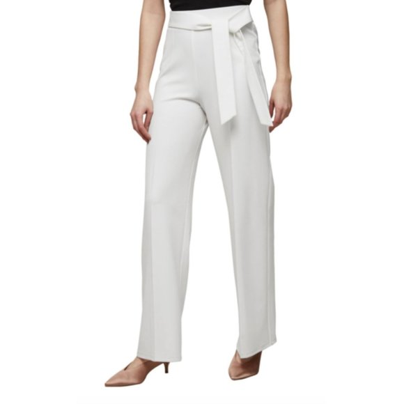 Miss Selfridge Tie-Front Pants, White, US 10 - Picture 4 of 4